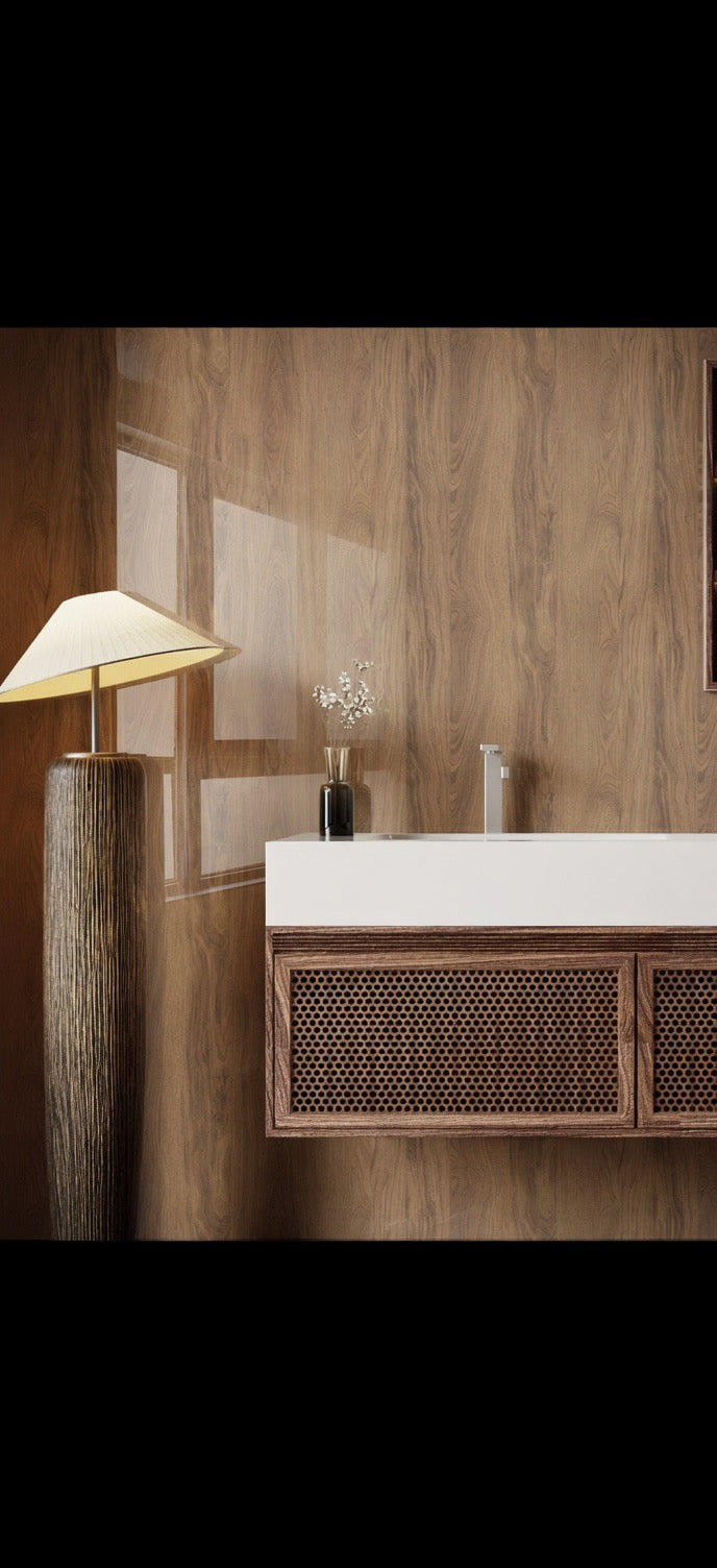 Wood Grain Peel & Stick Wall Panels | Waterproof Self-Adhesive Wallpaper Roll