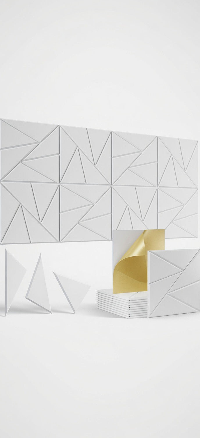 12 Self-Adhesive Sound-Absorbing Acoustic Panels