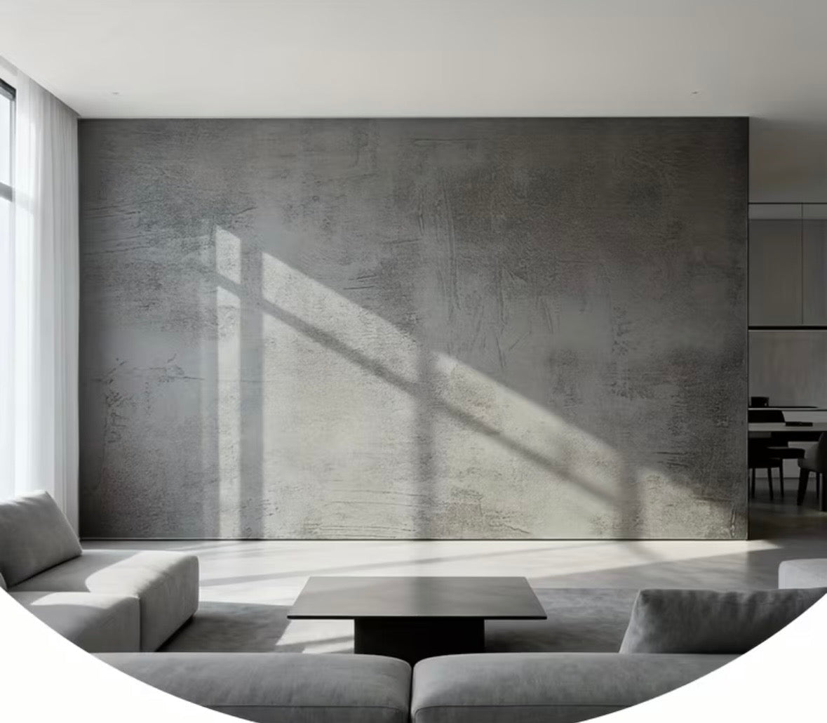 Grey Concrete Contact Paper & Peelable Vinyl Sheets - 60cm x 1000cm Roll