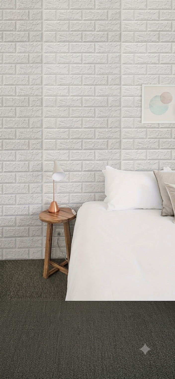 15pcs Wall Stickers Wallpaper Foam Soft Tiles, Peel And Stick, Self-Adhesive, Easy Brick Pattern Wall Stickers, Easy to Clean For, Backgrounds, Living Room Walls