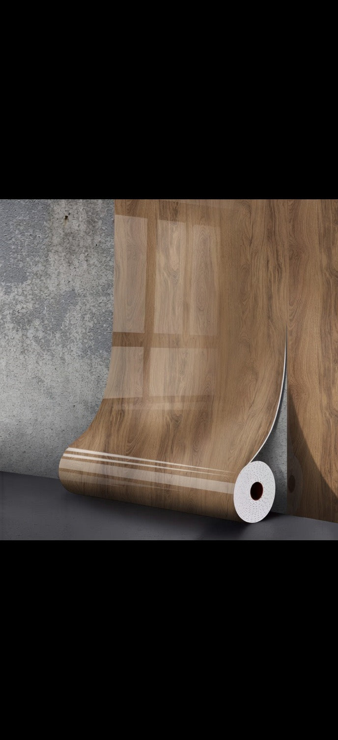 Wood Grain Peel & Stick Wall Panels | Waterproof Self-Adhesive Wallpaper Roll