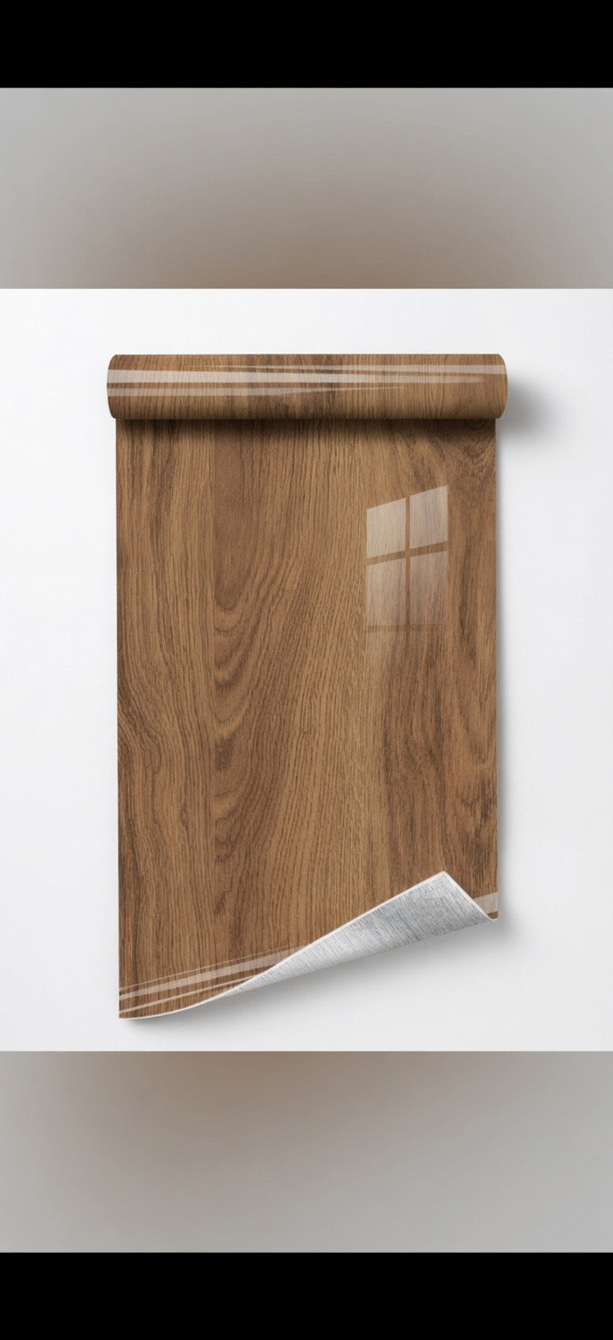 Wood Grain Peel & Stick Wall Panels | Waterproof Self-Adhesive Wallpaper Roll