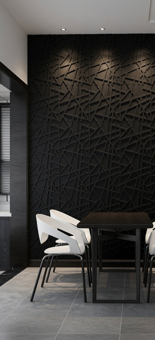 10pcs 3D Striped Decorative Vinyl Wall Panels – Indoor Bedroom & Esports Room Background Wall Decoration